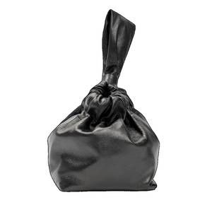 NEW LEMIZ mariposa handbag in black metallic